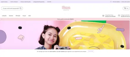 Screenshot do projeto E-commerce de Artes - Blubi colab studio